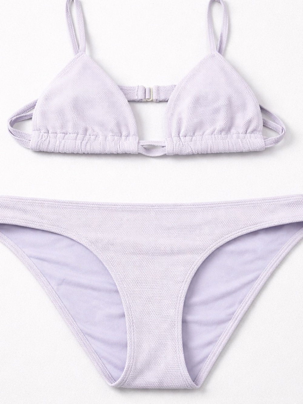 Hollister Lavender Swim Triangle Bikini Top